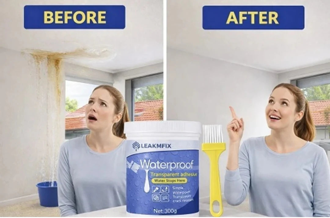 Transparent Waterproof Glue Plus Brush